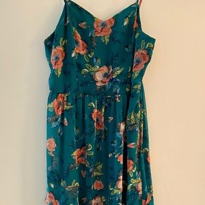 Floral Dress with Ruffles